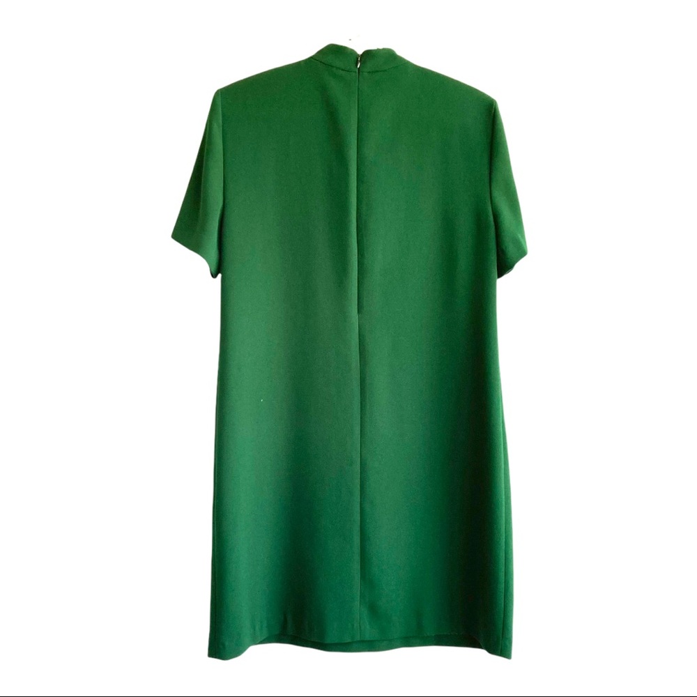 Zara Woman Dark green shift dress. Size m
